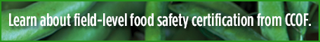 Learn about food safety. CCOF